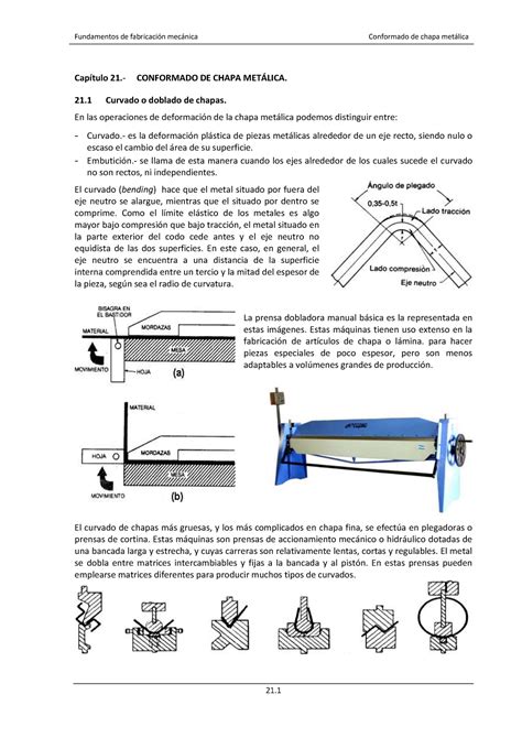 Manual de fabricación de chapa metálica 